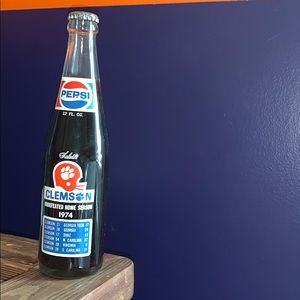 1974 Clemson Undefeated Season Commemorative Pepsi
